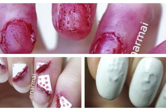 POTWORNY manicure na Halloween