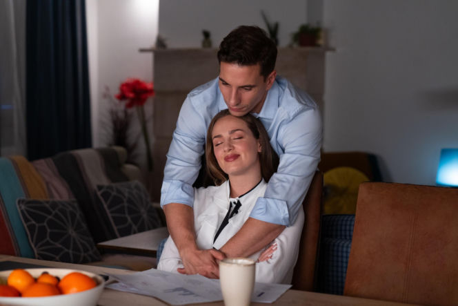 Barwy szczęścia, odcinek 3348. Grażyna (Kinga Suchan), Patryk (Konrad Skolimowski)