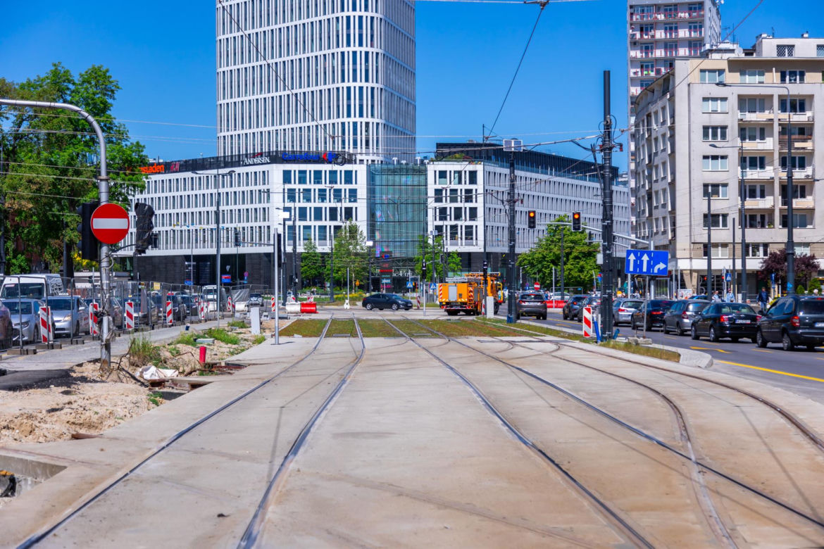 Tramwaj na Gagarina w Warszawie