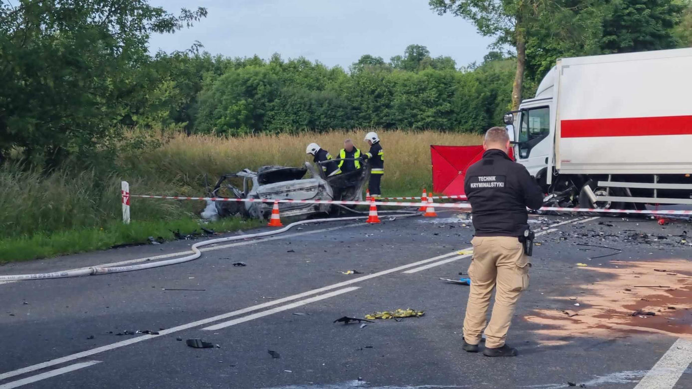 Tragiczny wypadek na DW112