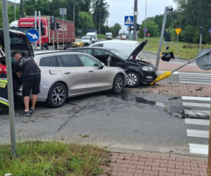 Wypadek na skrzyżowaniu w Starachowicach