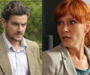 KOMISARZ ALEX 3 sezon. Michał Orlicz (Antoni Pawlicki), Lucyna Szmidt (Magdalena Walach)