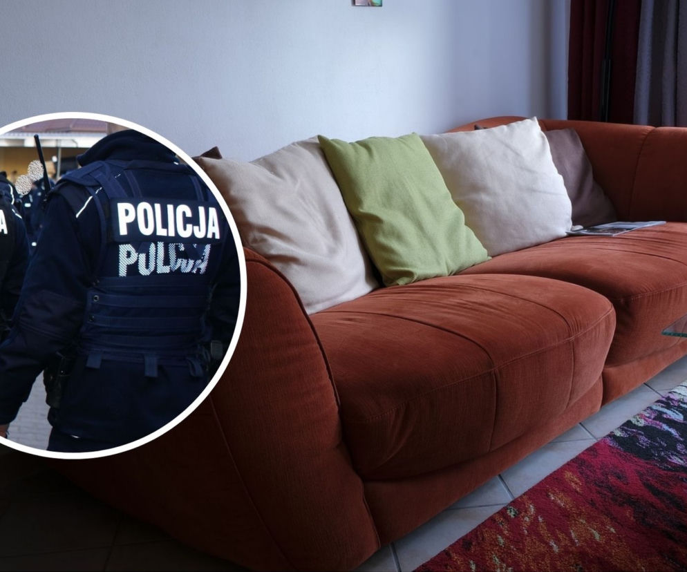 Bełchatów: wystraszył się policjantów, WSKOCZYŁ DO WERSALKI i udawał, że go nie ma!