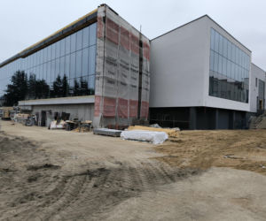 Modernizacja Pływalni Akwawit w Lesznie stan na październik 2026