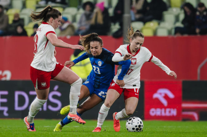 Polska - Słowenia: Najwierniejsi kibice wspierali reprezentację Polski kobiet. Dużo zdjęć z Gdańska