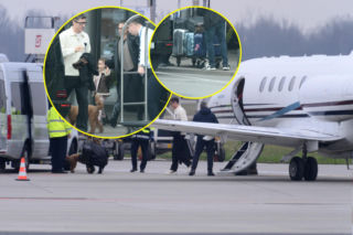Lewandowscy przylecieli już do Polski na święta! Mnóstwo bagaży. Jedno rzuca się w oczy! [GALERIA PAPARAZZI]
