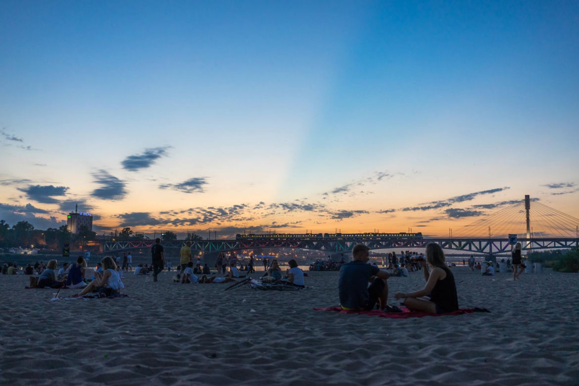 Plaża nad Wisłą