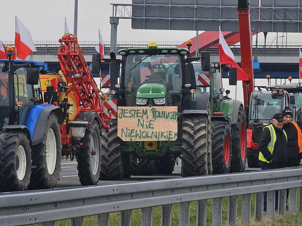 Protest rolników na Podkarpaciu