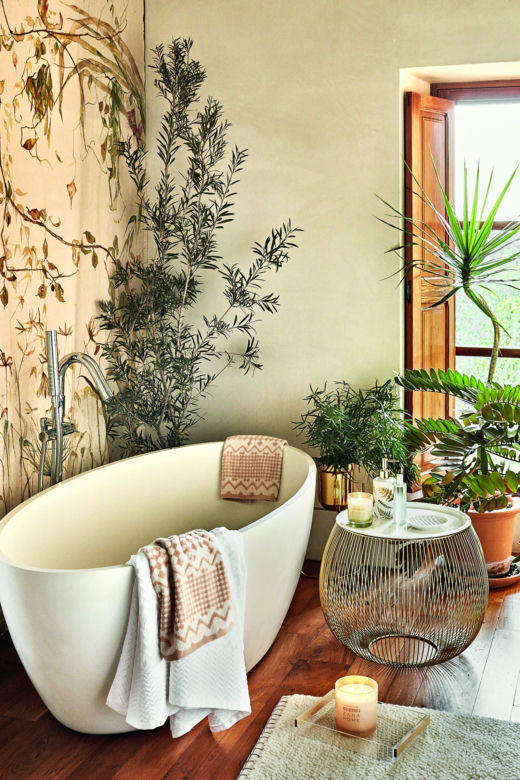 Boho wśród roślin