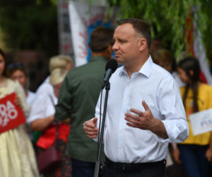 Prezydent Andrzej Duda w Drawsku Pomorskim
