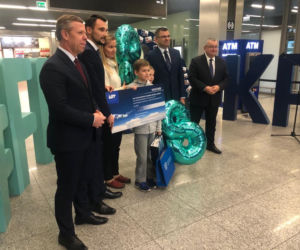Wyjątkowy pasażer w Kraków Airport