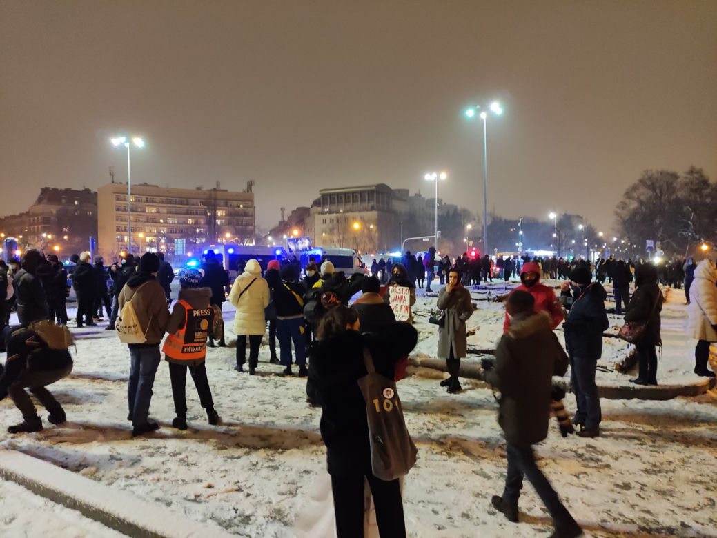 Strajk Kobiet w Warszawie 28.01.2021