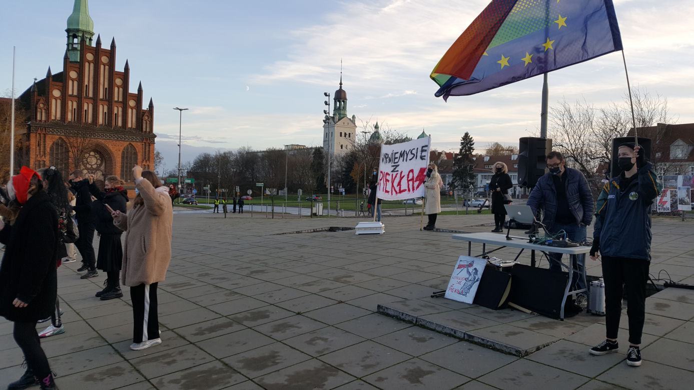 Strajk miesiąc Szczecin