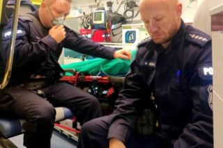 Uratowali mężczyznę