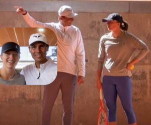 Iga Świątek i Rafael Nadal