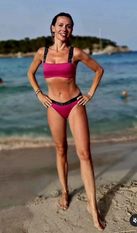 Małgorzata Opczowska na wakacjach