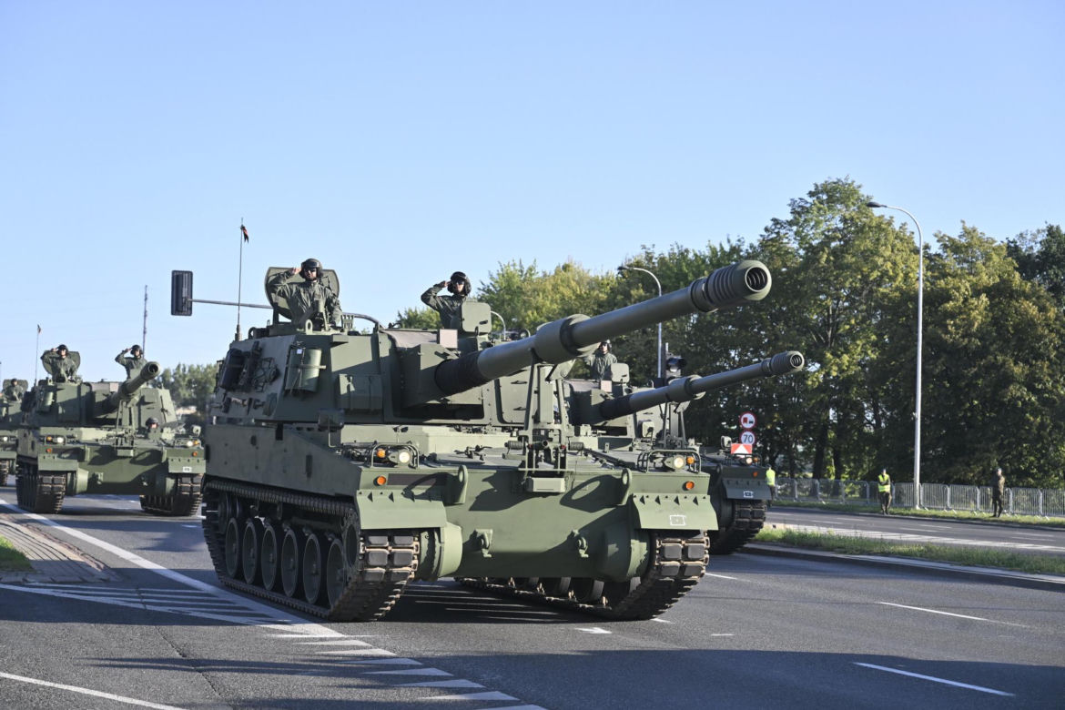 Próba generalna defilady wojskowej w Warszawie