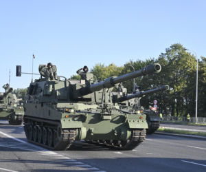 Próba generalna defilady wojskowej w Warszawie
