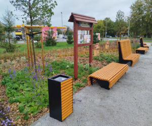 Park kieszonkowy w Siedlcach przy ul. Brzeskiej