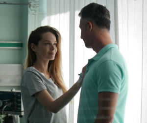 Pierwsza miłość. Natalia (Katarzyna Sowińska), Artur (Łukasz Płoszajski)