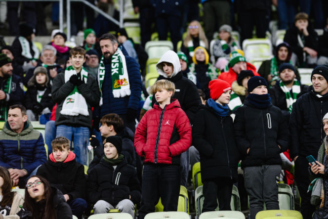 Lechia Gdańsk - Górnik Zabrze, zdjęcia kibiców i zawodników z meczu 18, kolejki PKO BP Ekstraklasy