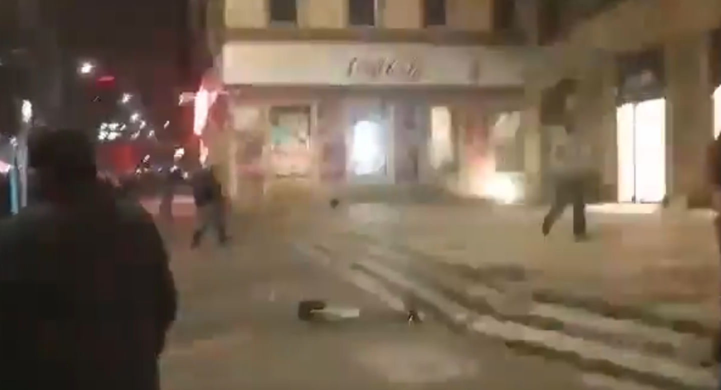 Kibole na Strajku kobiet w Warszawie