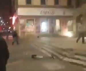 Kibole na Strajku kobiet w Warszawie