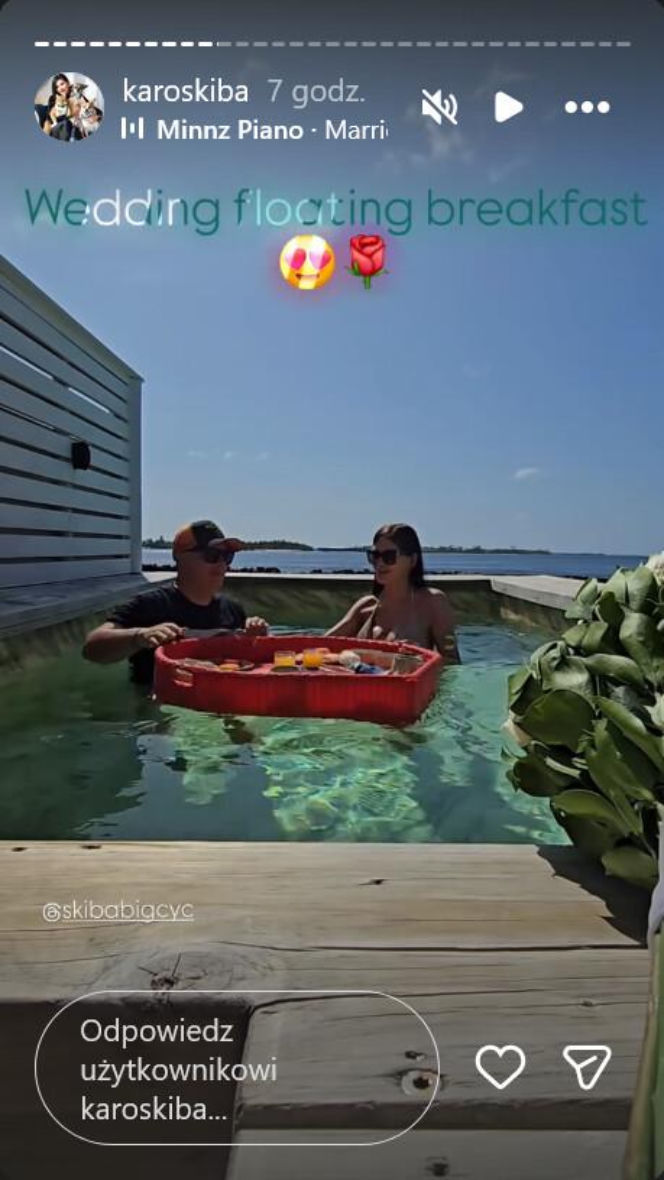 Skiba i młodsza żona znów to zrobili. Wszystko w rajskiej scenerii