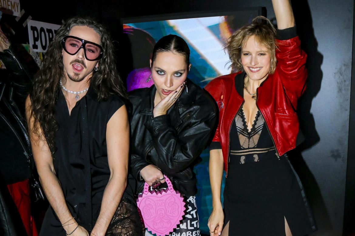 Michał Szpak i Mery Spolsky na imprezie DSQUARED2 x Rocco Siffredi
