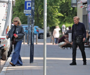 Jan Englert i Beata Ścibakówna na randce
