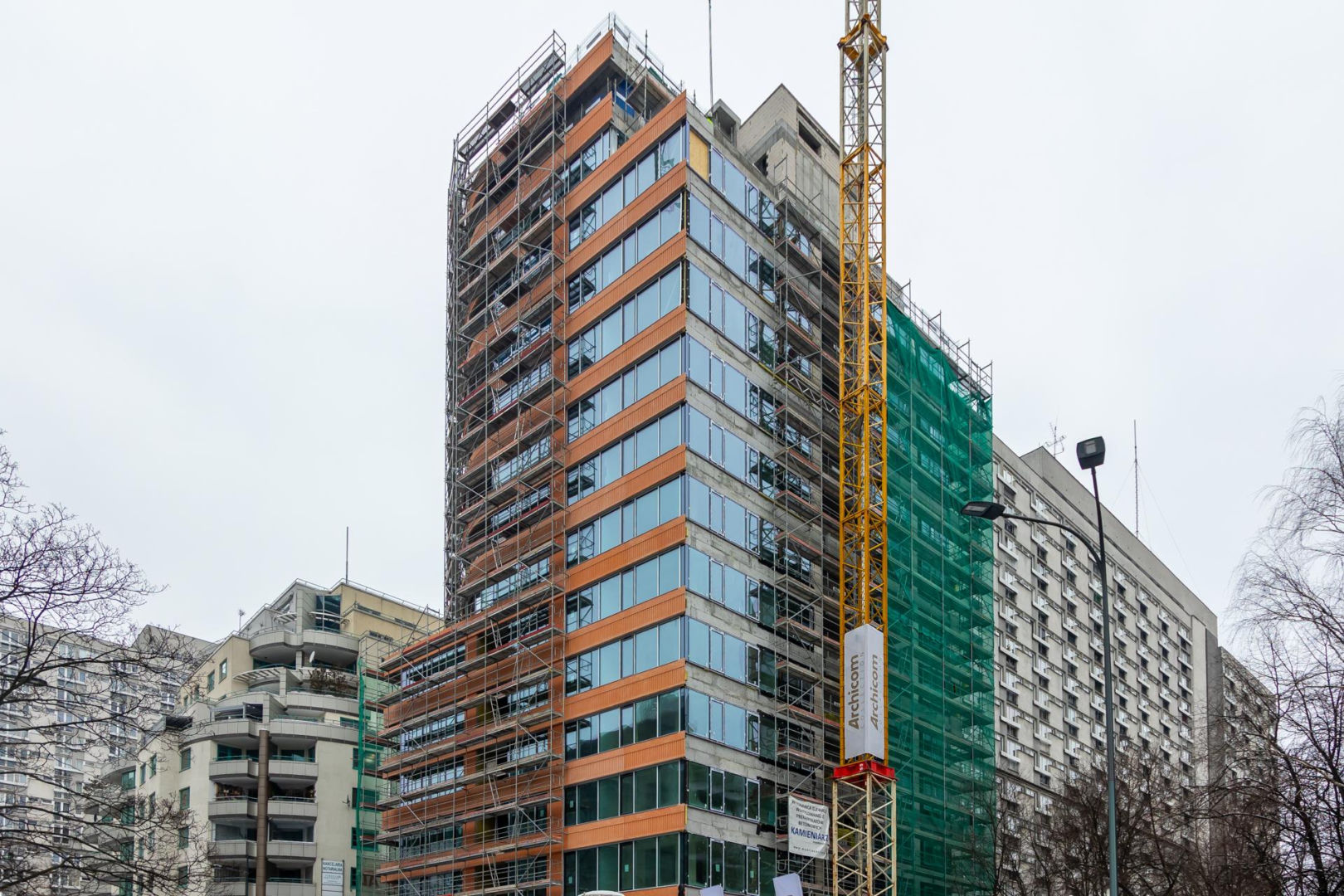 Apartamentowiec Flare przy Grzybowskiej 6A w Warszawie