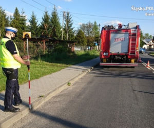 Wypadek w Wilkowicach