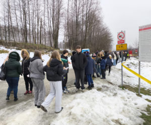 Symulacja akcji ratunkowej na zbiorniku Korzeń w Skrzyszowie