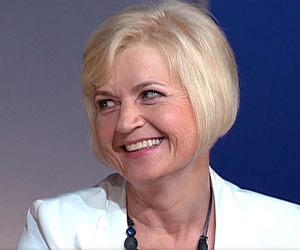 Lidia Staroń pirwszy raz p[okazała się po chorobie