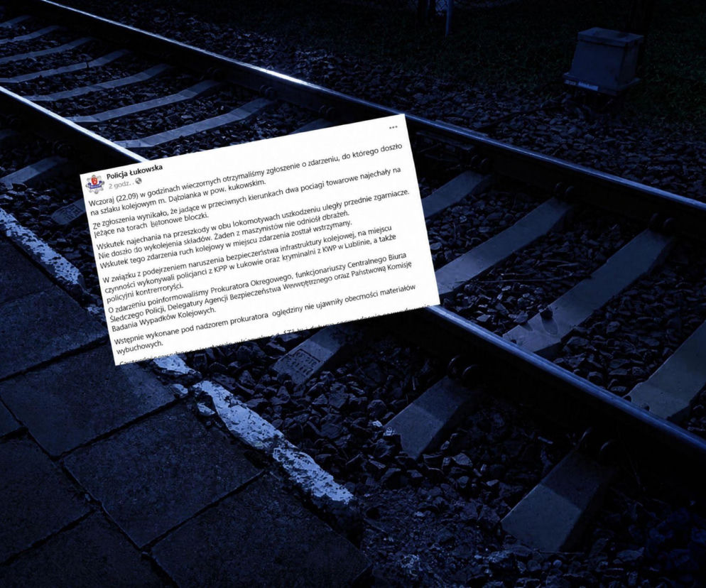 Betonowe bloczki na torach w Jedlance. Mogło dojść do wykolejenia się pociągów. Sprawę badają służby!