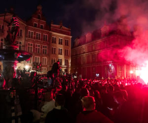Feta piłkarzy i kibiców Lechii Gdańsk