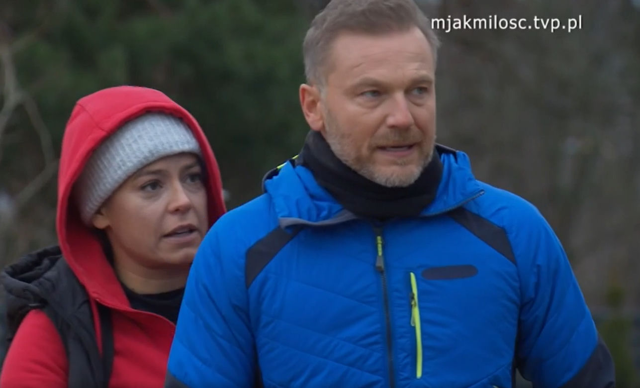 M jak miłość, odcinek 1659: Magda (Anna Mucha), Andrzej Budzyński (Krystian Wieczorek)