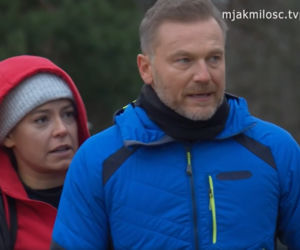 M jak miłość, odcinek 1659: Magda (Anna Mucha), Andrzej Budzyński (Krystian Wieczorek)