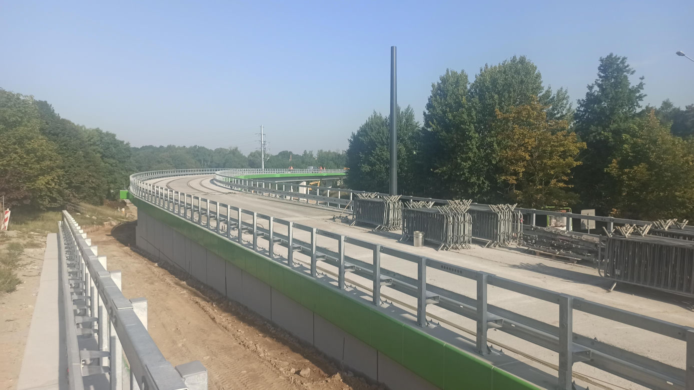Próby obciążeniowe olsztyńskiej estakady 