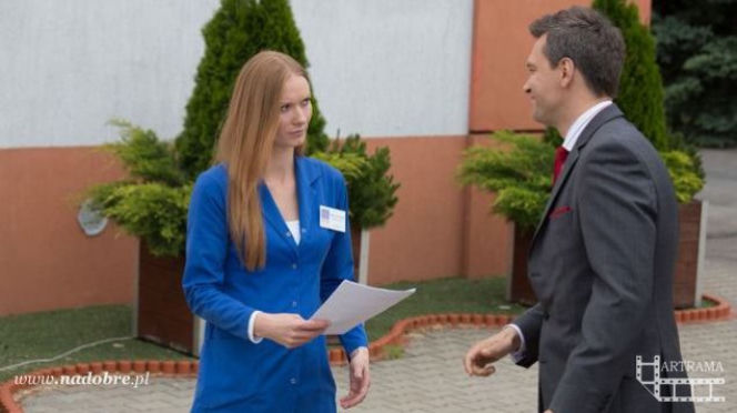 Na dobre i na złe odc. 534. Wiktoria Consalida (Katarzyna Dąbrowska), Andrzej Falkowicz (Michał Żebrowski)
