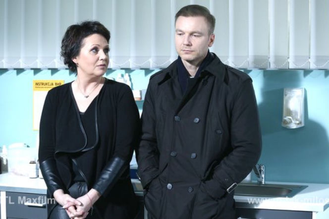 M jak miłość odc. 1143. Marysia (Małgorzata Pieńkowska), Andrzej Budzyński (Krystian Wieczorek)