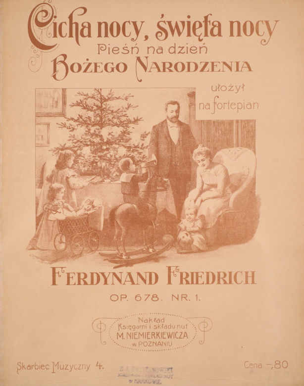 Okładka kolędy "Cicha noc, święta noc" 