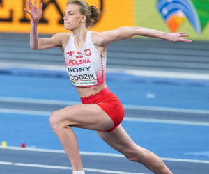 Maria Żodzik podczas Halowych Mistrzostw Świata w Lekkoatletyce Kujawy Pomorze 26 w Toruniu