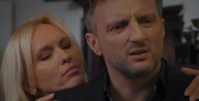 M jak miłość odc. 1920. Dorota (Iwona Rejzner), Bartek (Arkadiusz Smoleński)