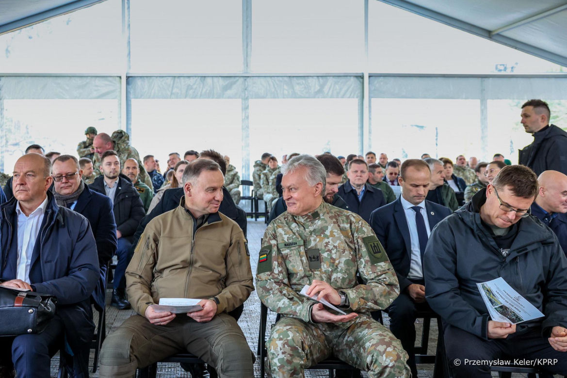 Andrzej Duda na Litwie. Ćwiczenia wojskowe „Brave Griffin”