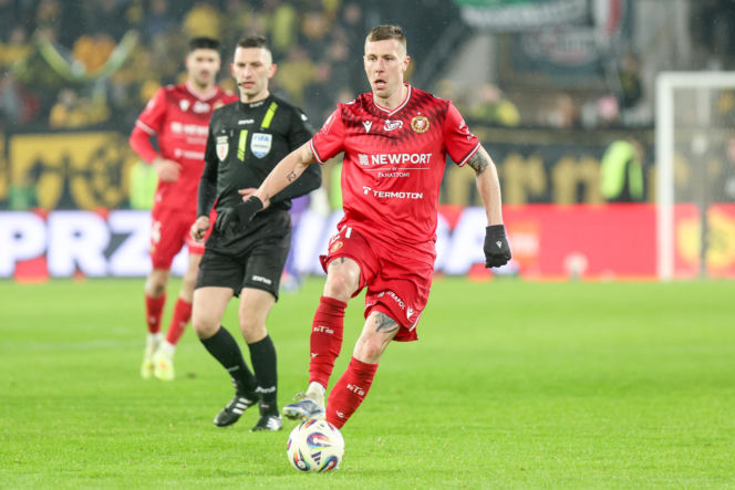 GKS Katowice - Widzew Łódź, zdjęcia kibiców z meczu 20. kolejki PKO BP Ekstraklasy