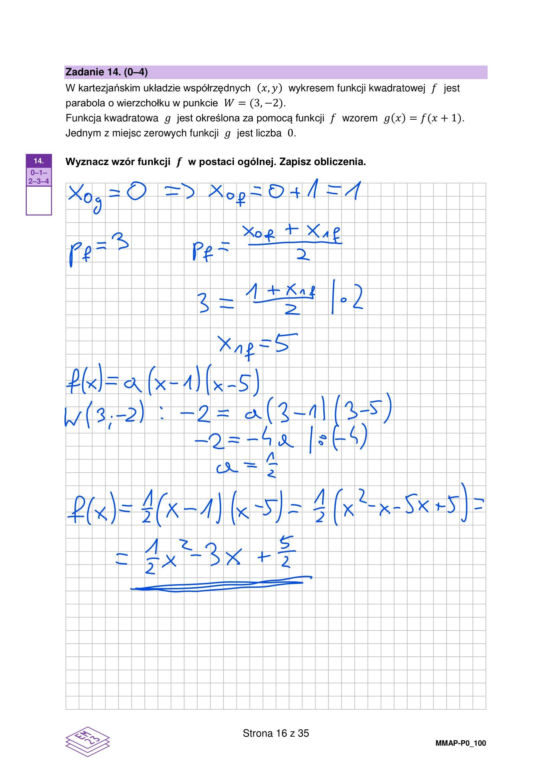 Matura 2026: matematyka. Odpowiedzi z matematyki 5.05.2026