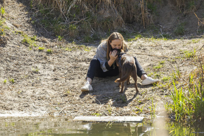 Pełczyńska-Nałęcz na siłowni. Tak wyglądał jej trening z psem