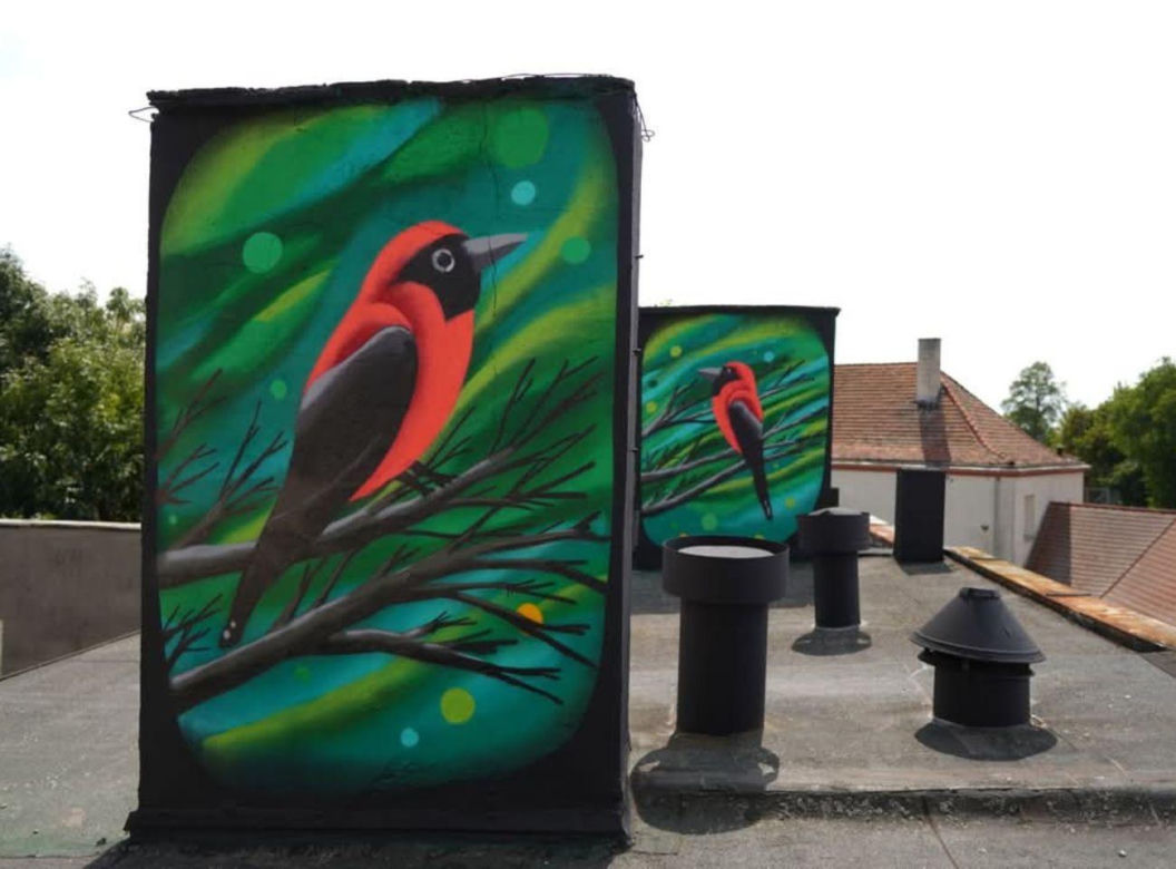 Murale Piotra Strzałki