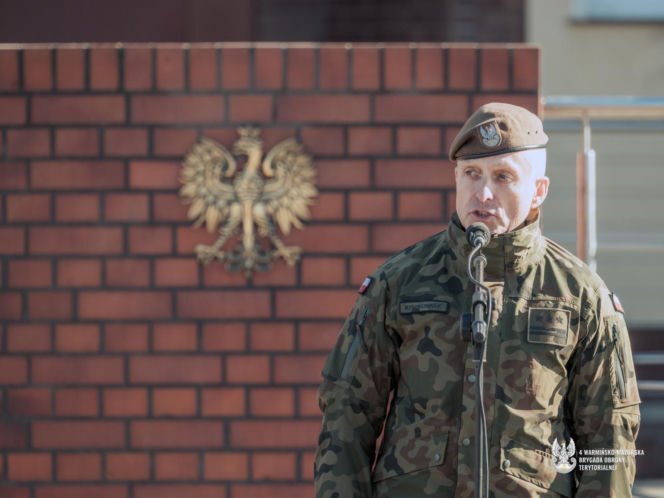 Zmiana dowódcy w 42 Batalionie Lekkiej Piechoty w Morągu